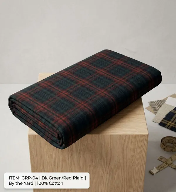 Cotton_Blend_Checkered_Shirt_Fabric