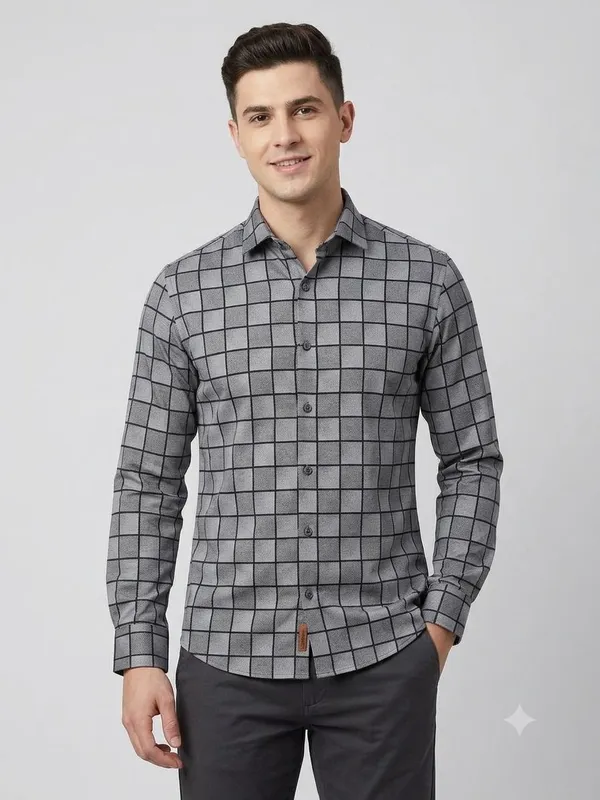 Cotton_Blend_Checkered_Shirt_Fabric