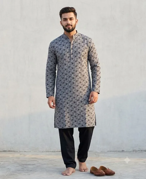 Cotton_Blend_Graphic_Print_Kurta_&_Churidar_Material