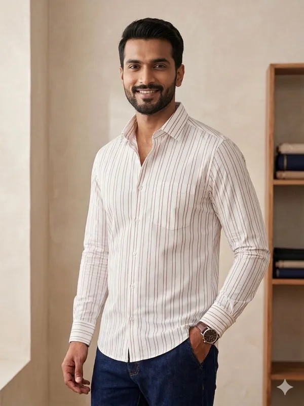 Cotton_Blend_Striped_Shirt_Fabric