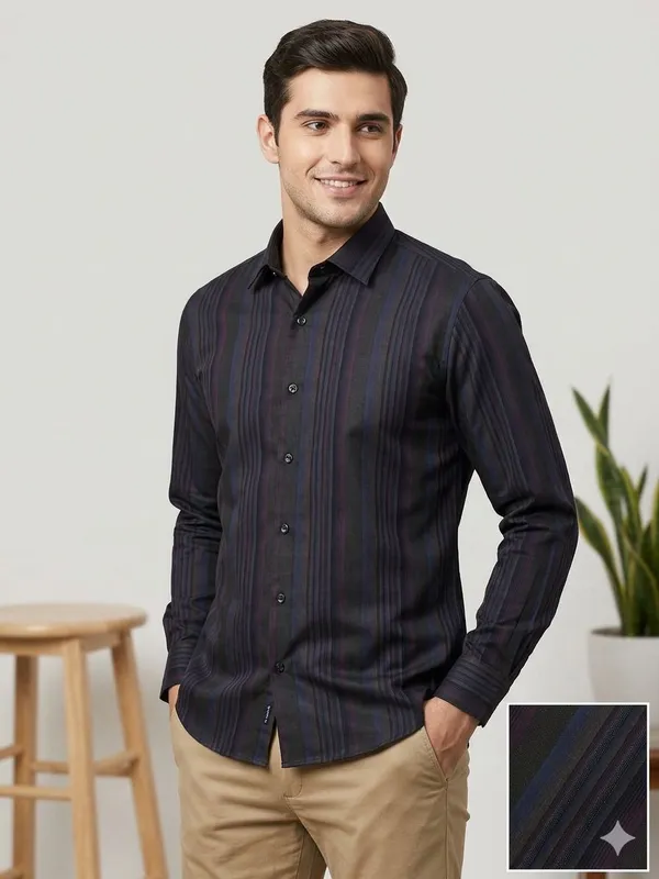 Cotton_Blend_Striped_Shirt_Fabric