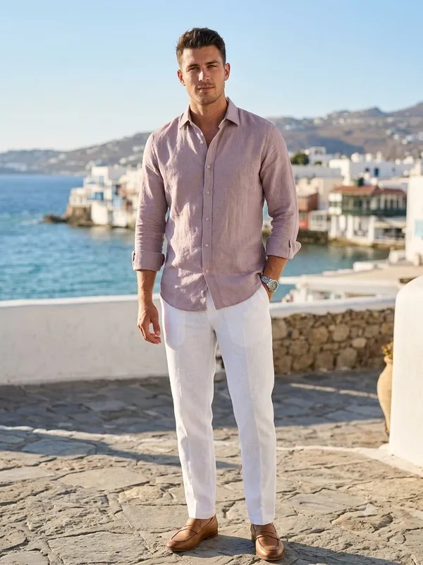 Men_Pure_Linen_Unstitched_Shirt_and_Pant_Fabric_Combo_Set_Mauve_Shirt_Material_and_White_Trouser_Cloth_Premium_Breathable_Suiting_Shirting_Fabric_Pair_for_Casual_Formal_Wear