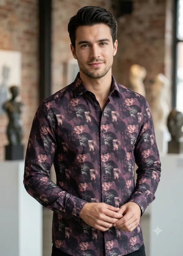 Men's_Abstract_Floral_Printed_Dark_Maroon_Cotton_Unstitched_Shirt_Fabric_Premium_Breathable_Shirting_Material_Length_Piece_for_Men_Formal_&_Casual_Wear_Shirts