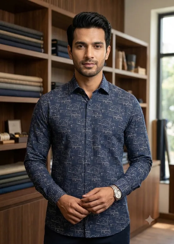 Men's_Abstract_Printed_Navy_Blue_Cotton_Unstitched_Shirt_Fabric_Premium_Breathable_Shirting_Material_Length_Piece_for_Men_Formal_&_Casual_Wear_Shirts