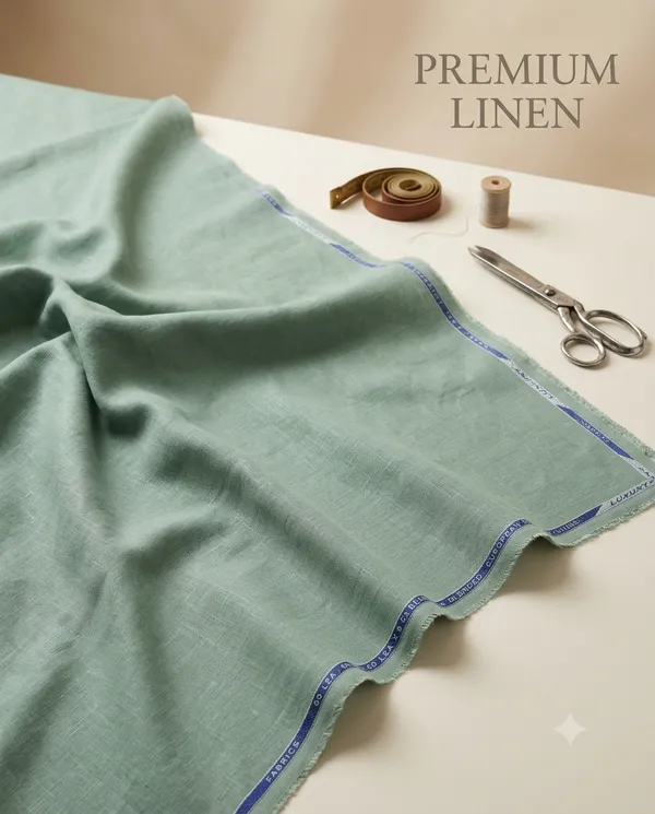 Men's_Light_Mint_Green_Solid_Pure_Linen_Unstitched_Shirt_Fabric_Premium_Breathable_Pure_European_Linen_Shirting_Material_Length_Piece_for_Men_Formal_&_Casual_Wear_Shirts