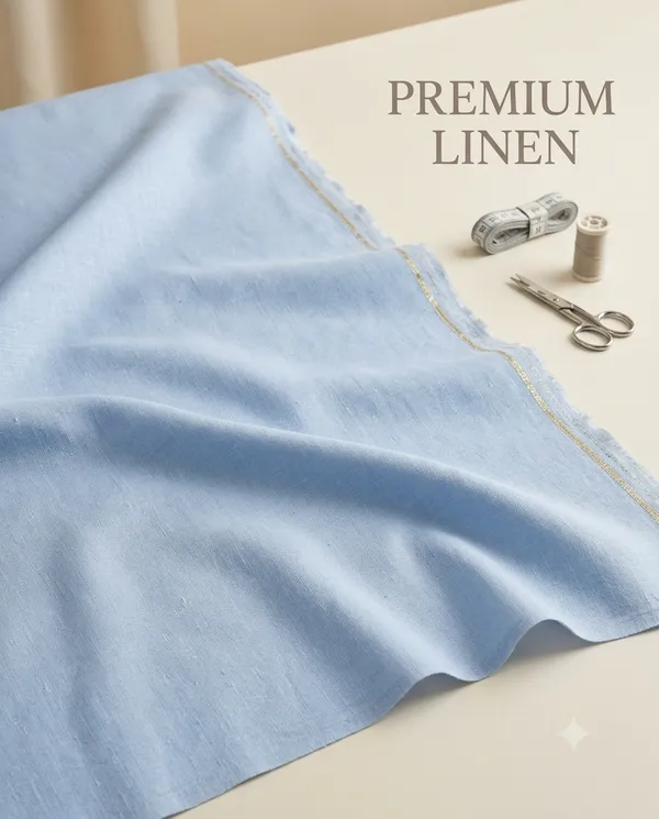 Men's_Sky_Blue_Solid_Pure_Linen_Unstitched_Shirt_Fabric_Premium_Breathable_Pure_European_Linen_Shirting_Material_Length_Piece_for_Men_Formal_&_Casual_Wear_Shirts