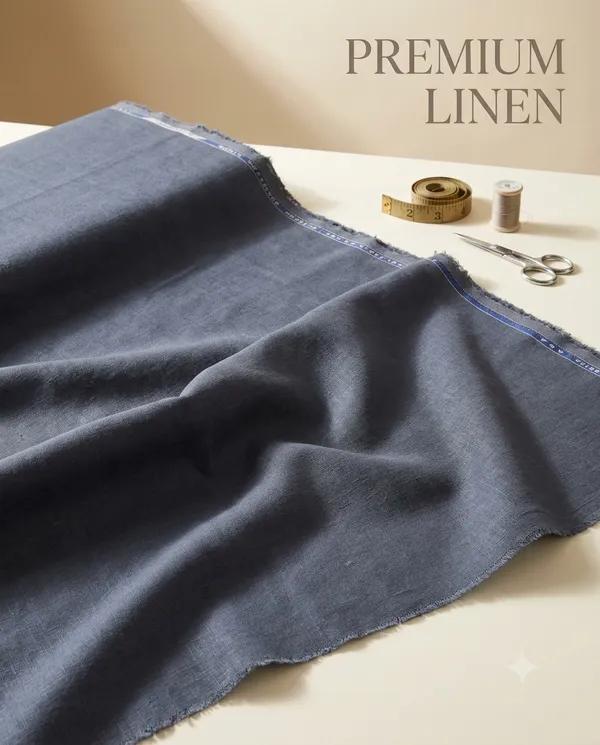 Men's_Slate_Grey_Solid_Pure_Linen_Unstitched_Shirt_Fabric_Premium_Breathable_Pure_European_Linen_Shirting_Material_Length_Piece_for_Men_Formal_&_Casual_Wear_Shirts