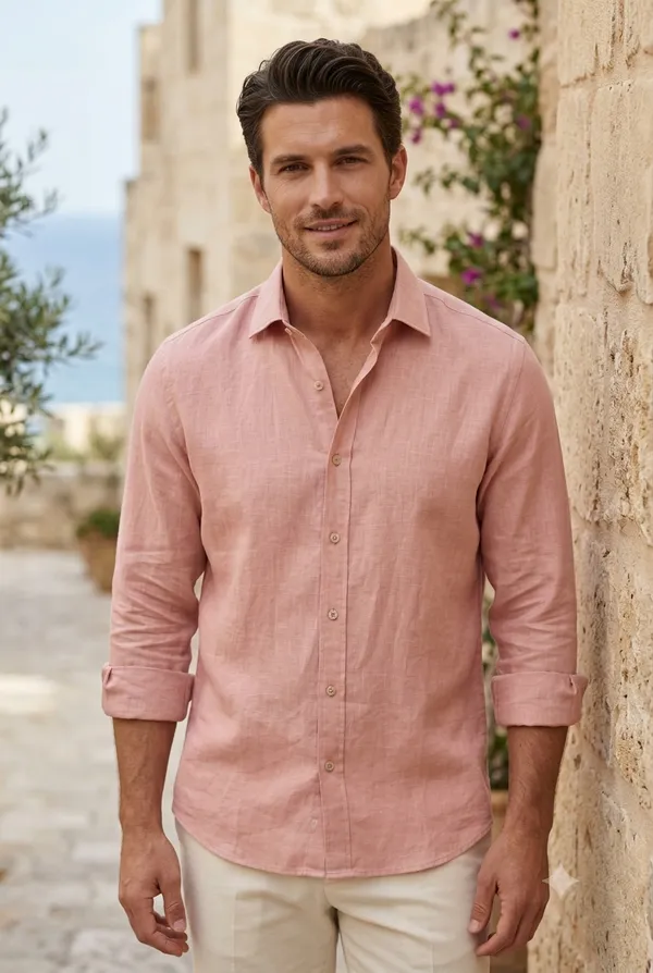 Men's_Solid_Dusty_Pink_Pure_Linen_Unstitched_Shirt_Fabric_Premium_Breathable_Pure_European_Linen_Shirting_Material_Length_Piece_for_Men_Formal_&_Casual_Wear_Shirts