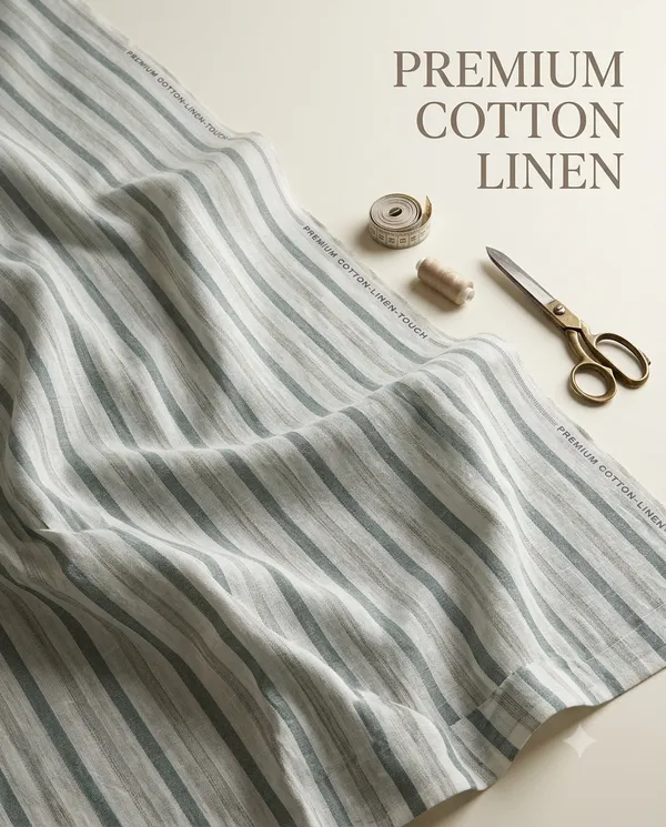 Men's_Striped_Sage_Olive_Green_Cotton_Linen_Blend_Unstitched_Shirt_Fabric_Premium_Breathable_Shirting_Material_Length_Piece_for_Men_Formal_&_Casual_Shirts