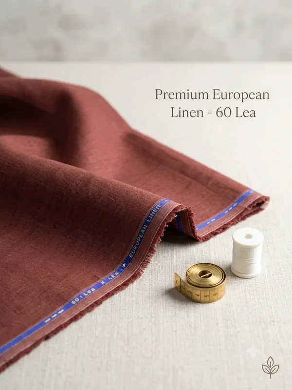 Shiva_Textile_Premium_100%_Pure_European_Linen_60_Lea_Unstitched_Shirt_Fabric_Material_for_Men_|_Breathable_Solid_Rust_Brown_Shirt_Piece_Cloth_for_Formal,_Casual_&_Summer_Wear_Tailoring