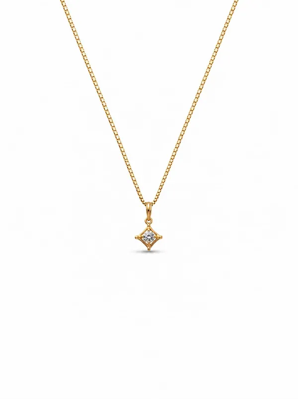 Gold_Plated_Alloy_Pendant_Necklace_For_Women