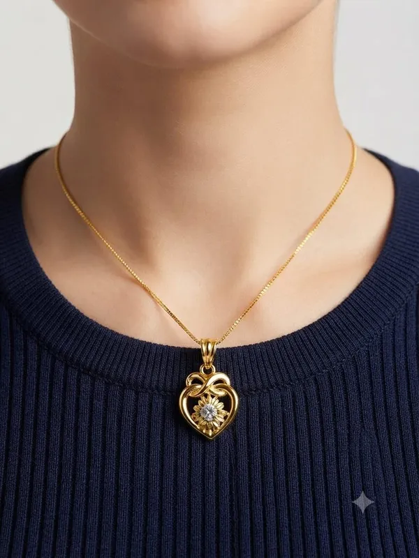 Gold_Plated_Alloy_Pendant_Necklace_For_Women