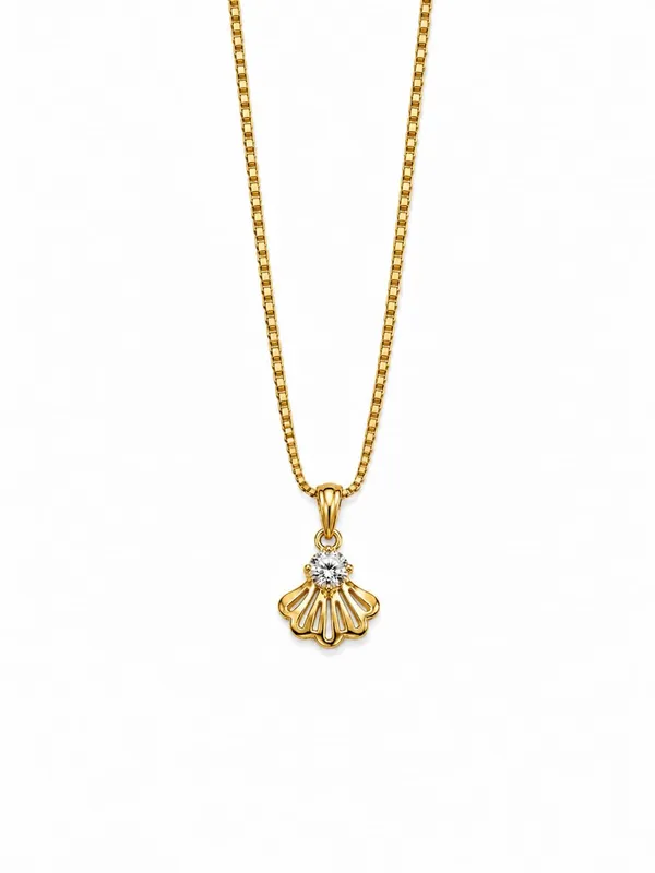 Gold_Plated_Alloy_Pendant_Necklace_For_Women