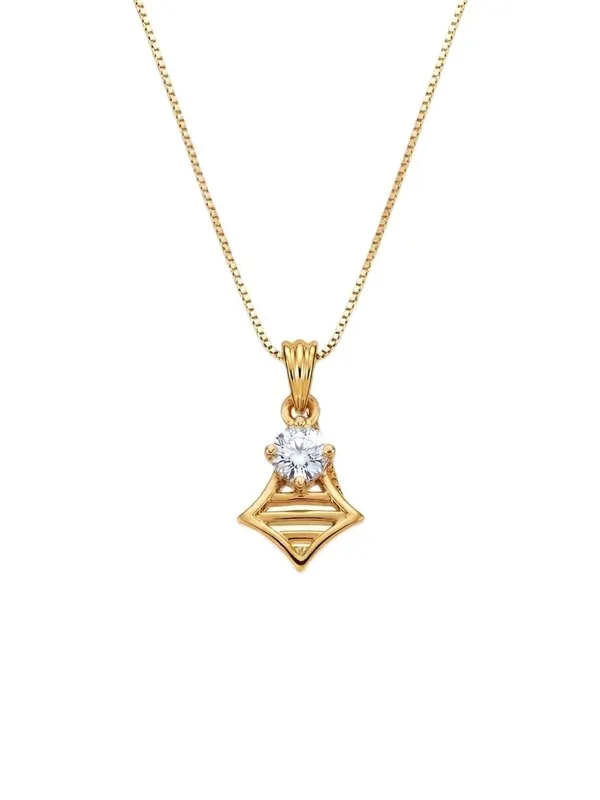 Gold_Plated_Alloy_Pendant_Necklace_For_Women