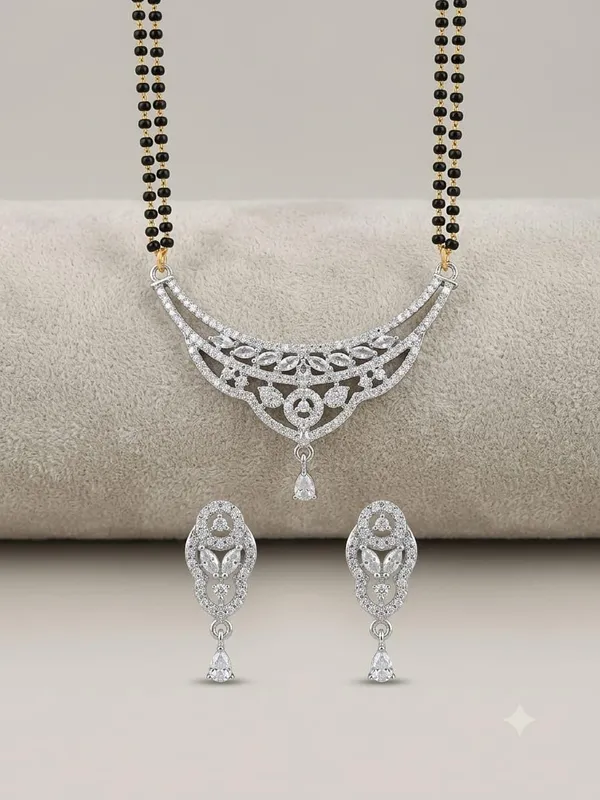 Silver_Brass_Mangalsutra_Set_For_Women