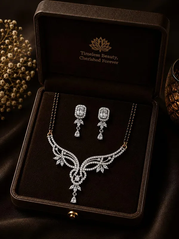 Silver_Brass_Mangalsutra_Set_For_Women