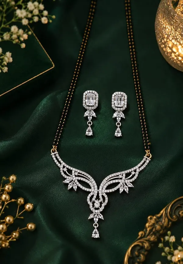 Silver_Brass_Mangalsutra_Set_For_Women
