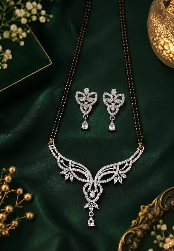 Silver_Brass_Mangalsutra_Set_For_Women