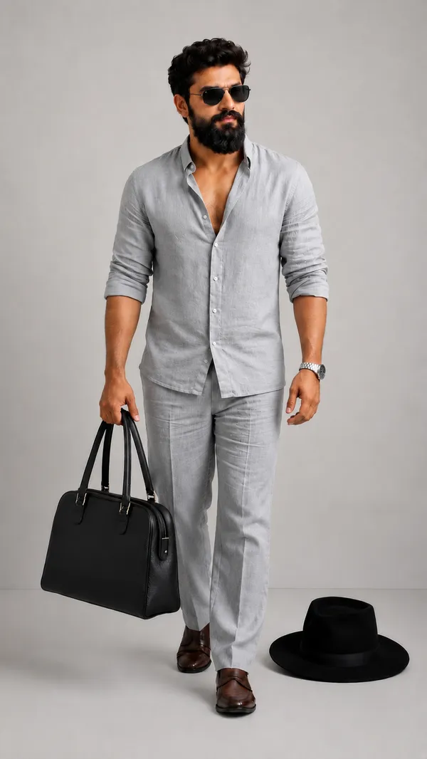 Pure_Linen_Prestige_Set_Executive_Collection_Gray