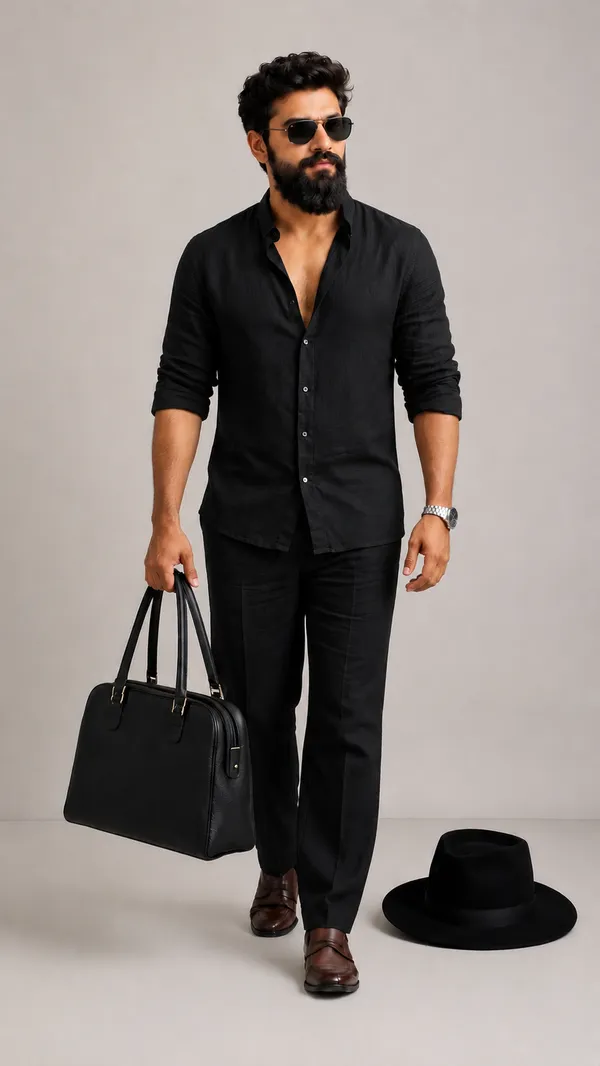 Pure_Linen_Prestige_Set_Executive_Collection_Black