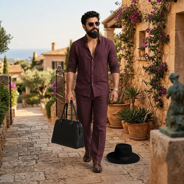 Pure_Linen_Prestige_Set_Executive_Collection_Red