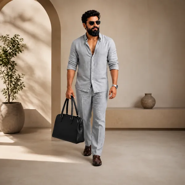 Pure_Linen_Prestige_Set_Executive_Collection_Gray