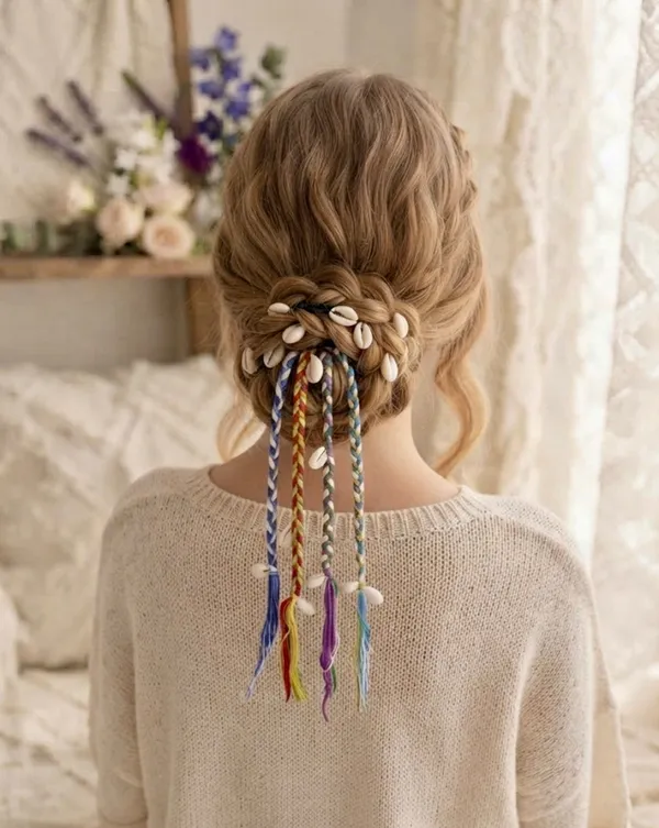 Rainbow_Striped_Wool_Boho_Braid_Ponytail_Holder_For_Women_Pack_Of_3