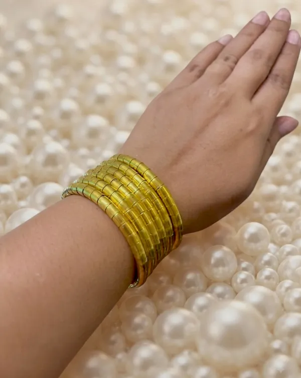 Gold_Stainless_Steel_Spiral_Bracelet_For_Women_Pack_Of_3