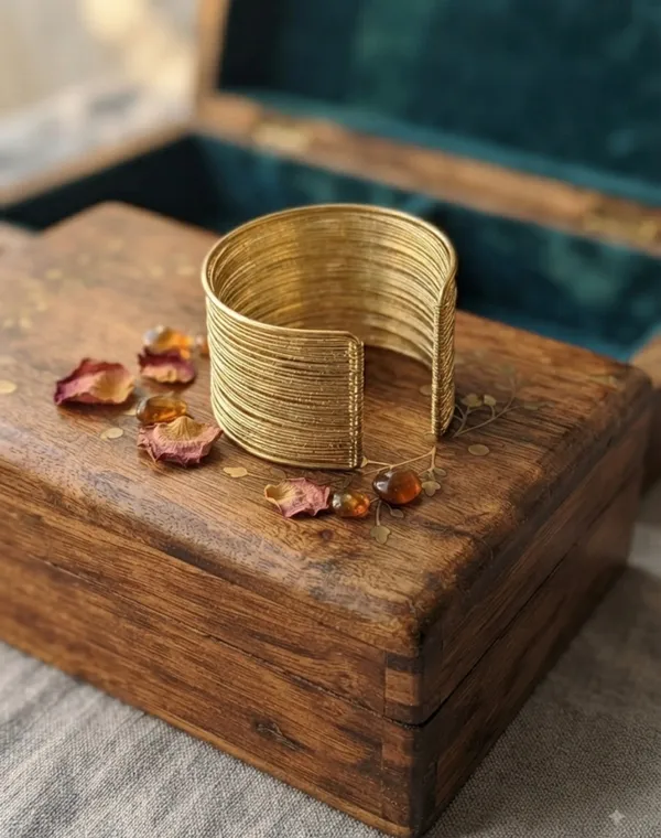 Aura_Multi-Wire_Golden_Bracelet