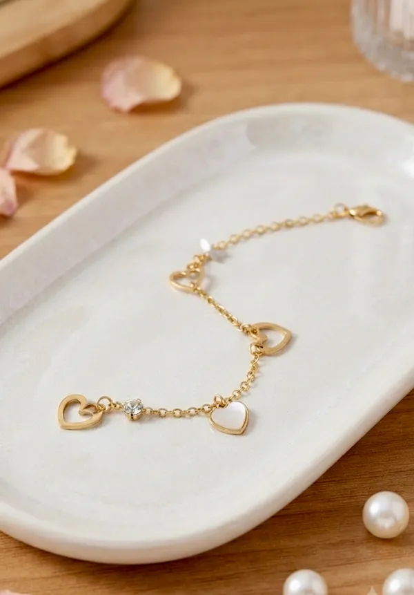 Golden_Stainless_Steel_Charms_Bracelet_For_Women_Pack_Of_2