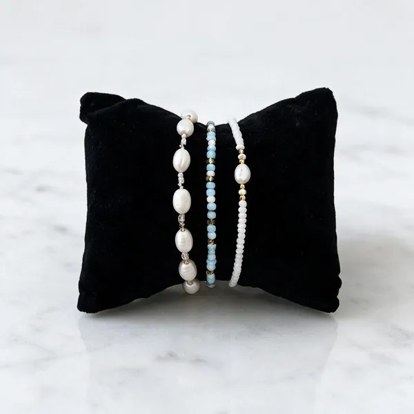 Black_Stone_Freshwater_Pearl_Bracelet_For_Women_Pack_Of_2