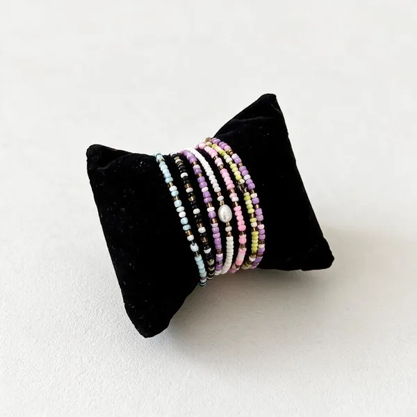Multicolor_Stone_Heishi_Bead_Bracelet_For_Women