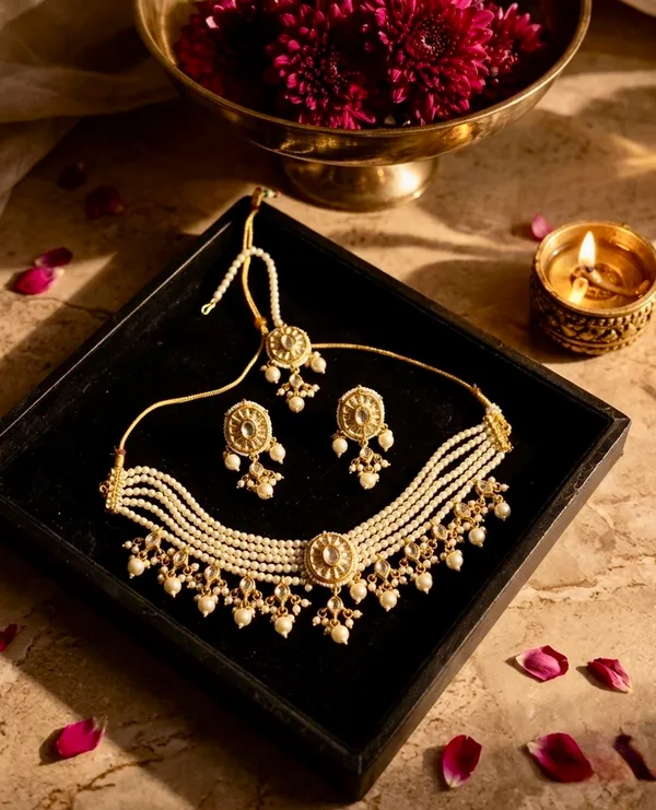 The_Mumtaz_Multi-Strand_Seed_Pearl_&_Kundan_Choker_Set