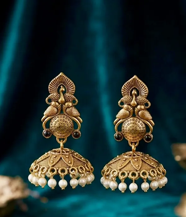 Mayur_Black_Pankh_Jhumka