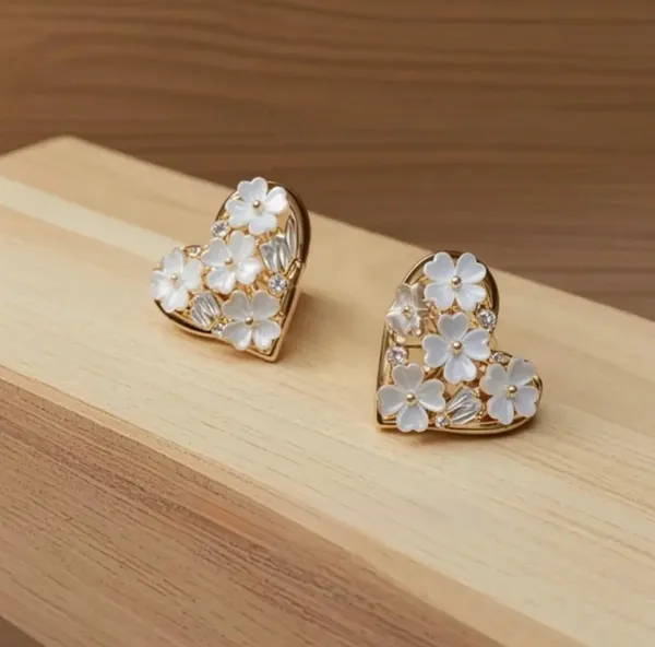 Gold_Clear_Stainless_Steel_Blossom_Stud_Earrings_For_Women_Pack_Of_3