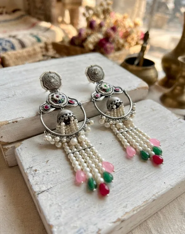 Silver_Brass_Chandelier_Drop_Earrings_For_Women