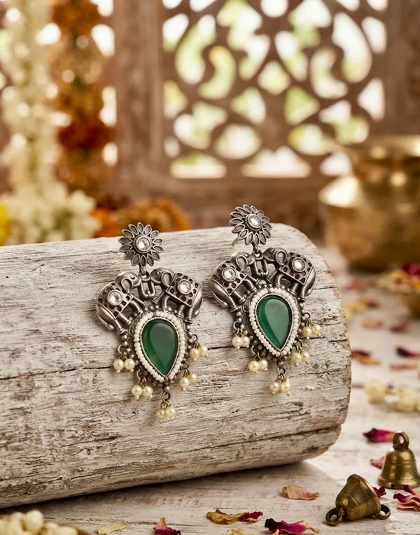 Silver_Brass_Jade_Dangler_Earrings_For_Women