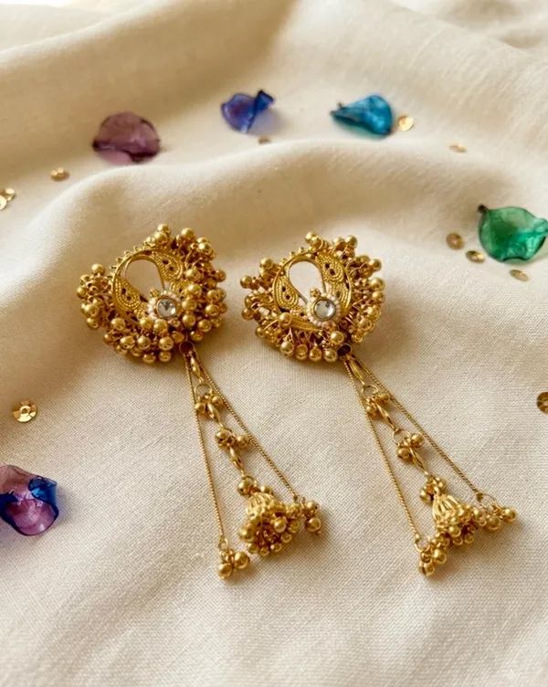 Golden_Dewdrop_KASHMIRI_Jhumkas