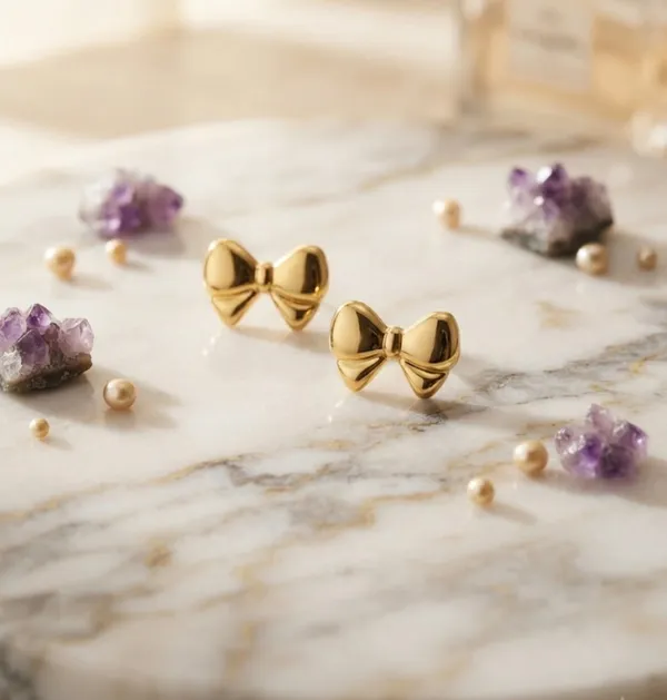 Gold_Stainless_Steel_Mini_Bow_Stud_Earrings_For_Women_Pack_Of_4