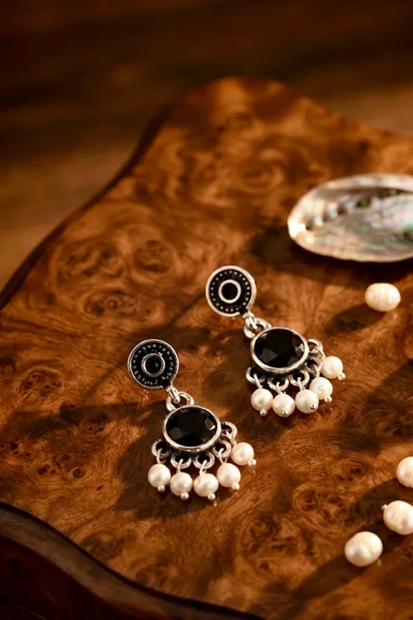 Red_Silver_Black_Stainless_Steel_Sona_Drop_Earrings_For_Women_Pack_Of_3