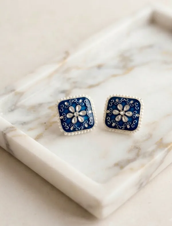 Kundan_Meenakari_Square_Stud_Earring