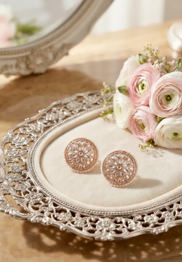 Kundan_Stud_Earrings_with_a_Pearl_Border