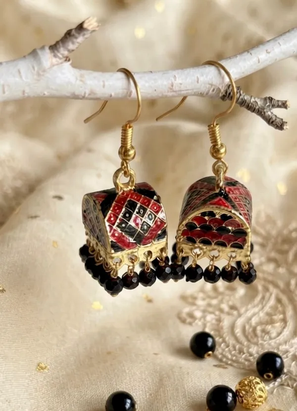 Handcrafted_Palki_Meenakari_Jhumka_Earrings