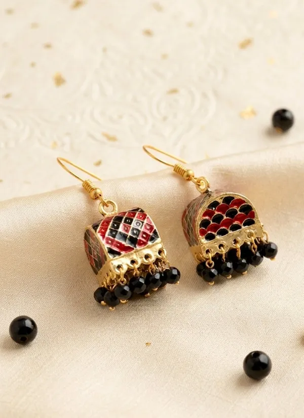 Handcrafted_Palki_Meenakari_Jhumka_Earrings