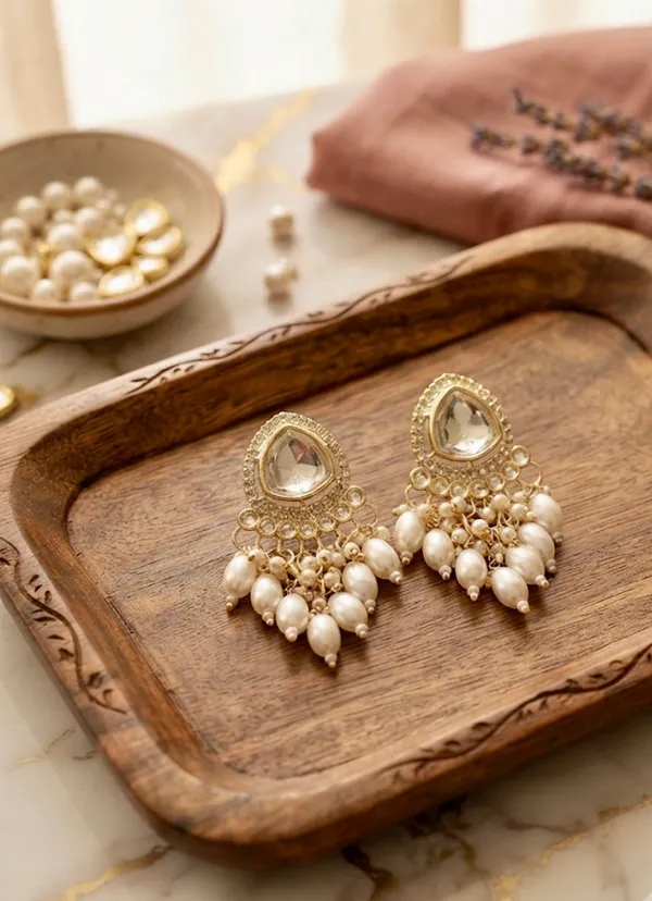 Gold_Brass_Kundan_Pearl_Drop_Earrings_For_Women_Pack_Of_2