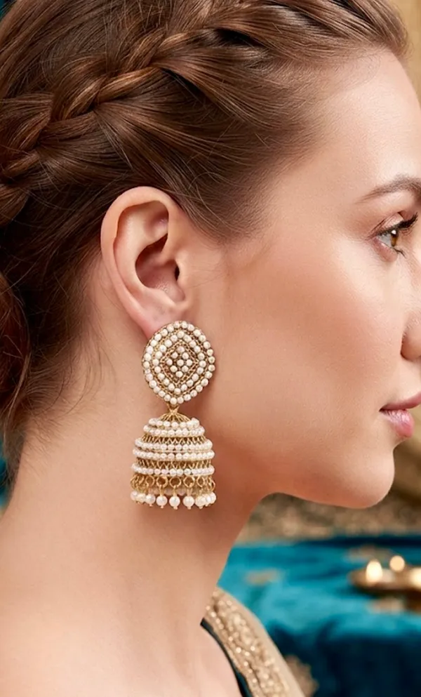 Pearl-Studded_Gold_Jhumkas