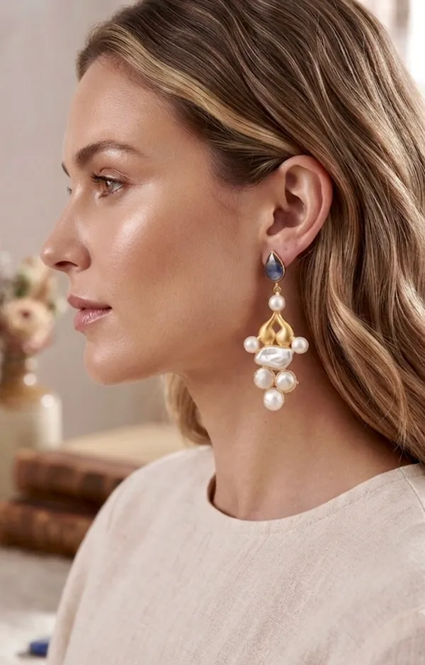 Baroque_Pearl_Vintage_Chandelier_Earrings.