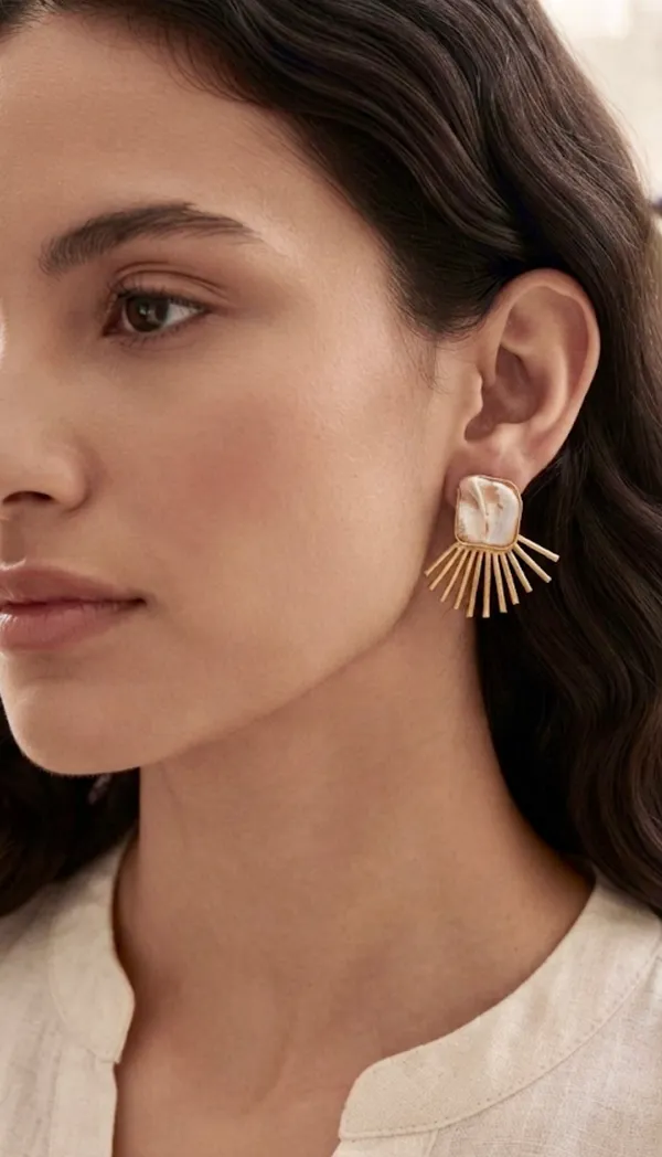 Sunburst_Baroque_Pearl_Brass_Statement_Earrings