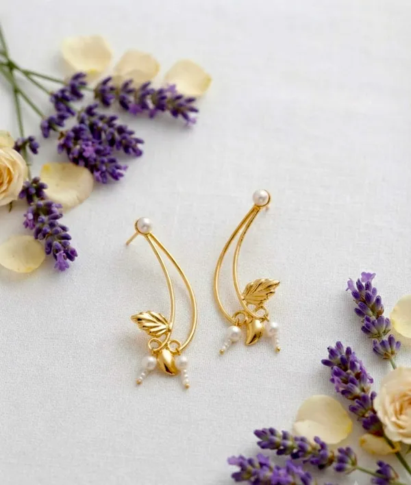 Leaf_Handmade_Brass_Earrings