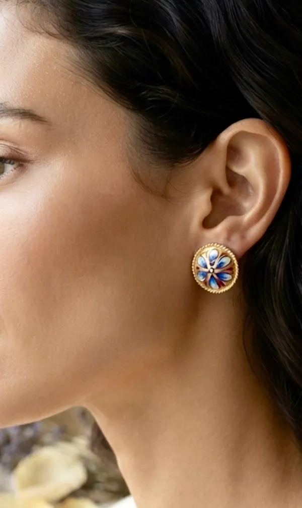 Brass__Blue_Studs